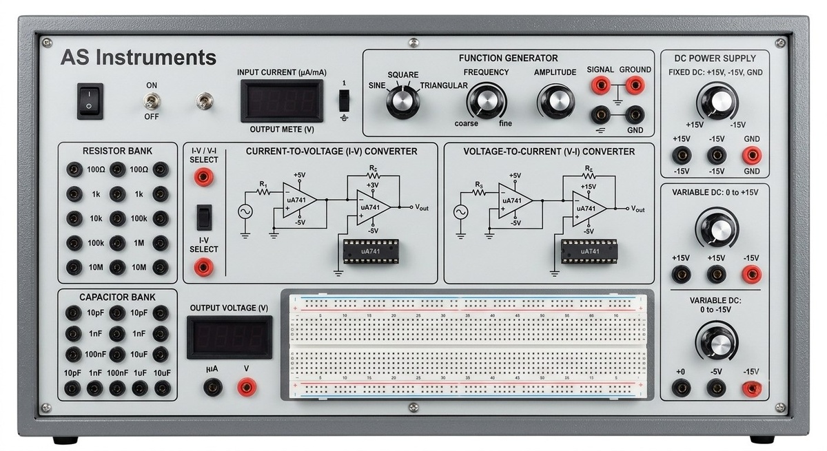 Current ↔ Voltage Converter using Op-Amp