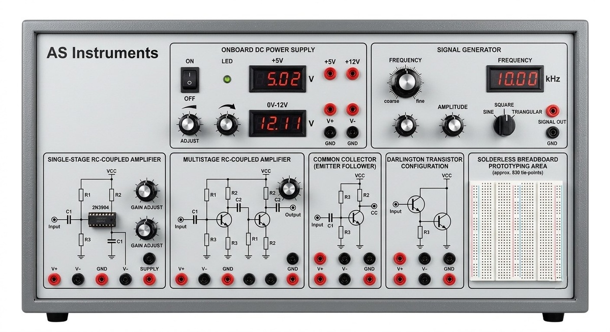 RC Coupled Transistor Amplifier
