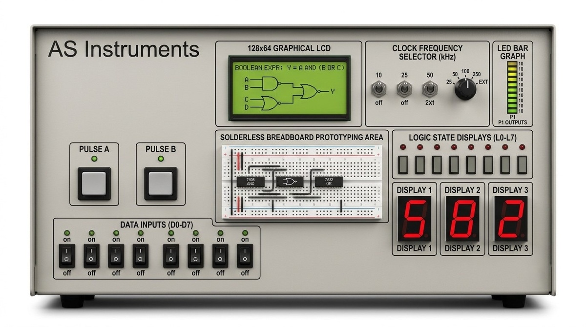 Boolean Expression Trainer using Digital Gates
